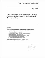 Canadian problem gambling index final report 2017